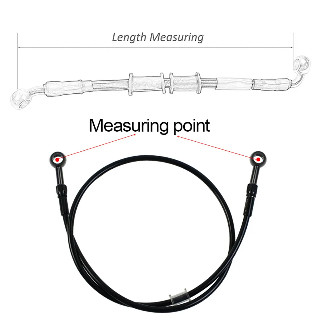 AN3 Gevlochten remslang motorf - Brake Line Motorcycle recensie en prijs