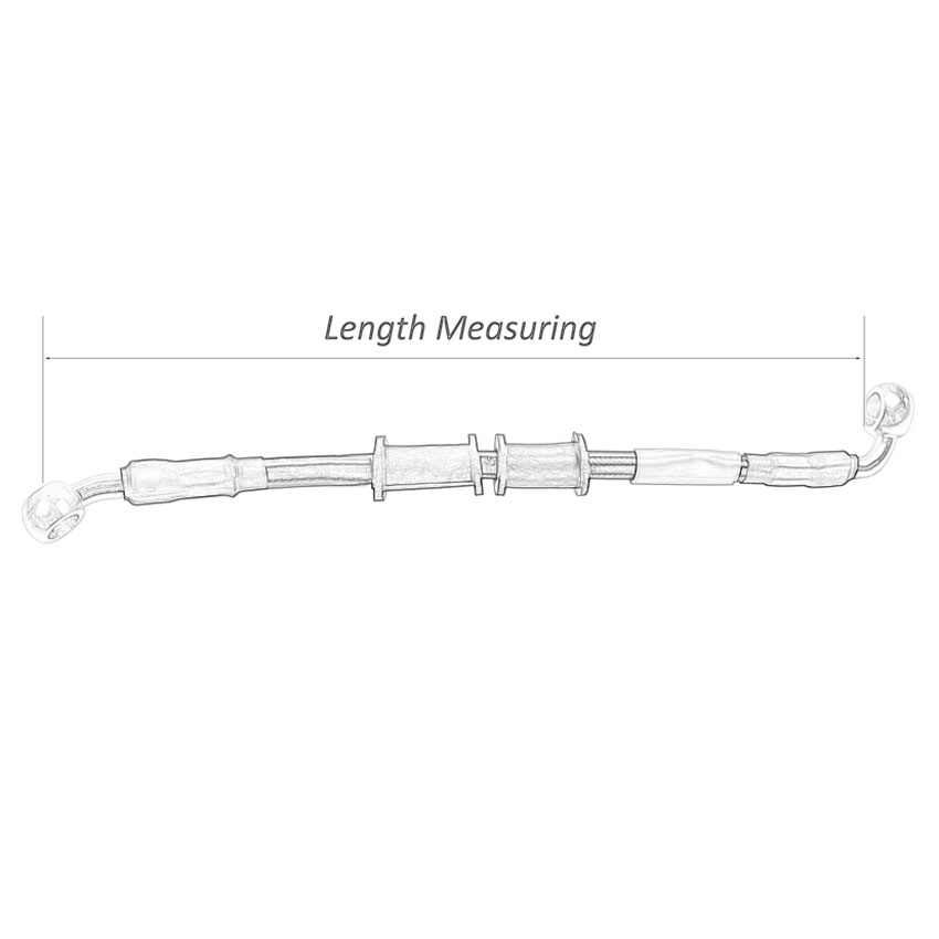 400 mm-2400 mm remslang hydrau - Brake Line Motorcycle recensie en prijs
